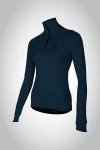 Damen Merino Outdoor Shirt Malamute 2.0 LS Pfauenauge