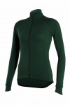 Damen Merino Radtrikot Malamute 2.0 LS Dunkler Wald