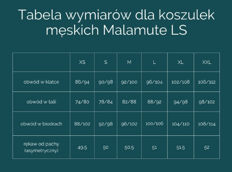 Tabela wymiarów dla M Malamute LS.png