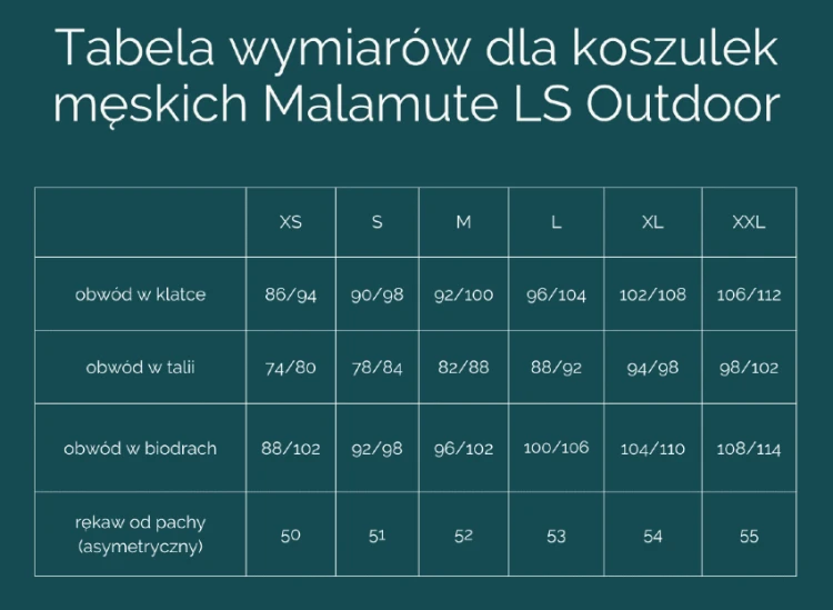 Tabela wymiarów dla M Malamute LS Outdoor.png