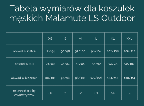 Tabela wymiarów dla M Malamute LS Outdoor.png