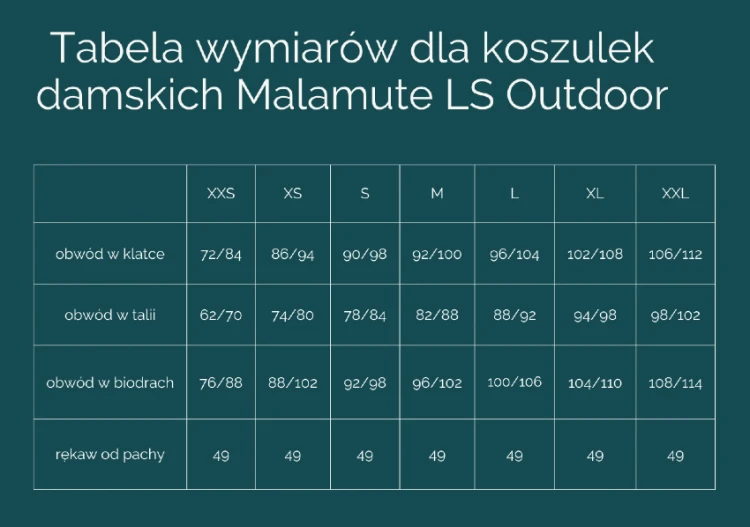 Tabela wymiarów dla W Malamute LS Outdoor.png