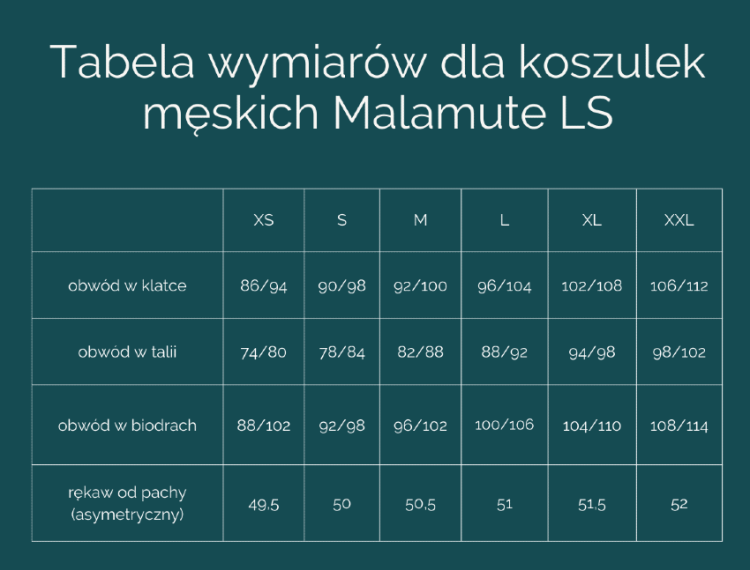 Tabela wymiarów dla M Malamute LS.png