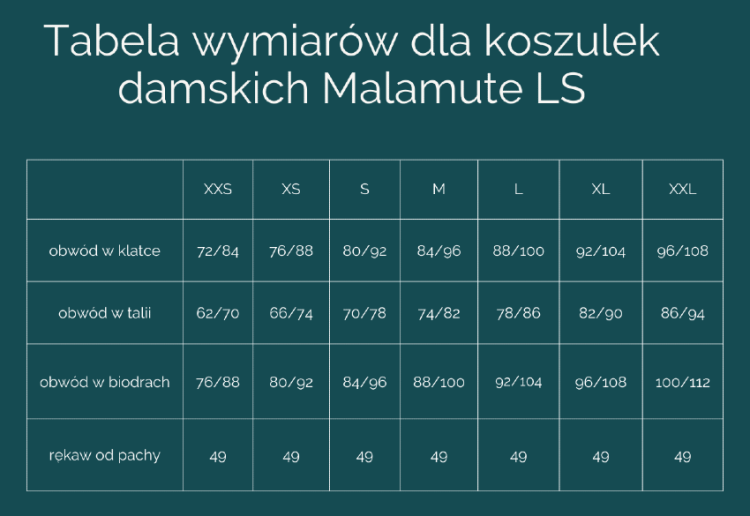 Tabela wymiarów dla W Malamute LS.png