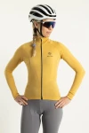 Damen Merino Radtrikot Malamute 2.0 LS Honig